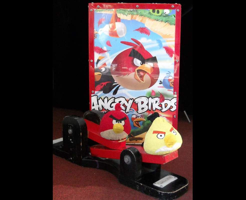 Angry Birds Foot Launcher Carnival Game