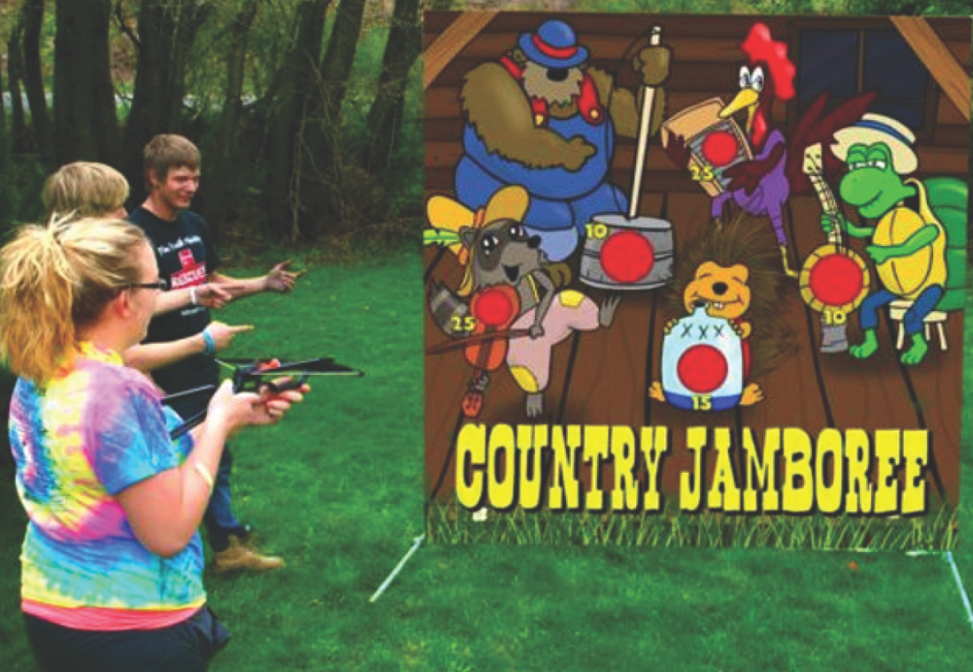 Cute Dart/Crossbow Game with a critter band