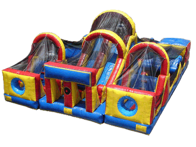 3 piece inflatable obstacle course