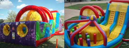 inflatable obstacle course company picnic
